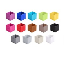 Foldable Storage Boxes Cubes Collapsible Large Folding Organiser Baskets 31x31cm