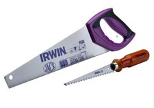 IRWIN 990 Toolbox Saw 335mm(13in) FINE Wood Cutting + Free Jabsaw XMS19TSAWJAB