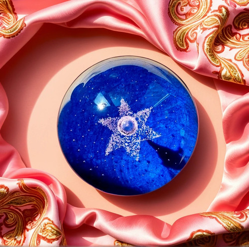Caithness paperweight star - caithness,