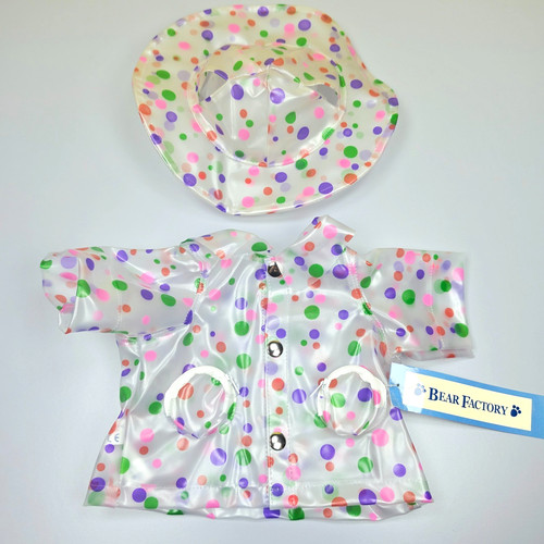 Bear factory clear polka dot - bear,