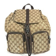 GUCCI 114552 GG Logo Backpack