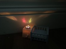 Sylvanian Families Double Cot Twin Crib Nightlight feature (batteries included)