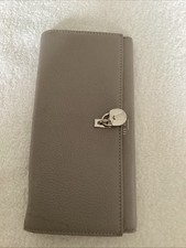 Ted Baker Pale Grey Purse/Wallet Leather Used A  Few Times Excellent Condition