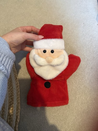 Santa hand puppet - santa,