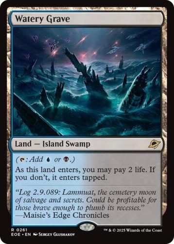 Watery grave foil near mint - grave,