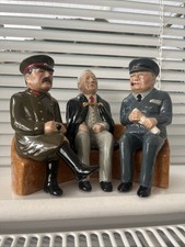 BAIRSTOW MANOR COLLECTABLES RARE YALTA CONFERENCE 1945 WINSTON CHURCHILL FIGURE