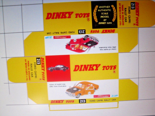 Repro replica box for dinky - repro,