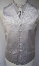 Mens Brocade Waistcoat with Cravat ( 12 Colours available)