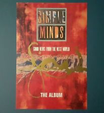 SIMPLE MINDS Good News From The Next World UK 10" x 15" Virgin promo poster