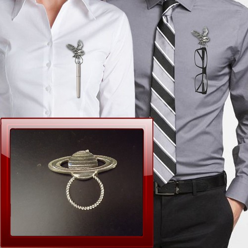 Saturn spsakr pewter pin - spsakr,