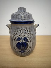 west german rumtopf blue and white