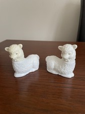 Pair of Avon Vintage Little Lamb Perfume Bottles