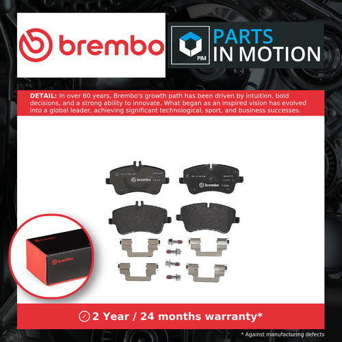 Brake pads set - set, fits