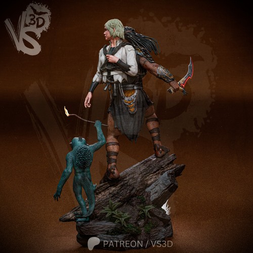 Predator bad lands printed - predator, 3d