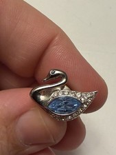 Genuine Swarovski Swan Tie Pin
