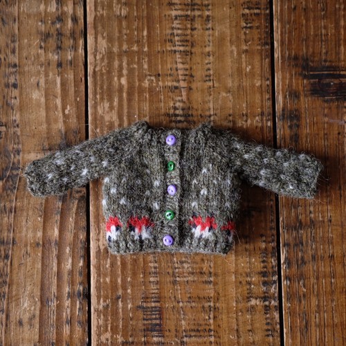Fox pattern cardigan - fox, 🦊pattern