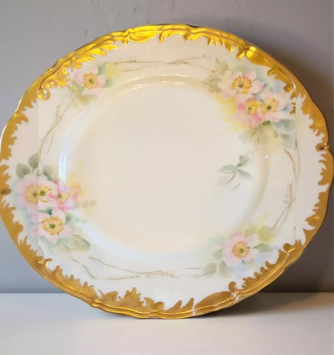 Antique limoges dinner plate - limoges,