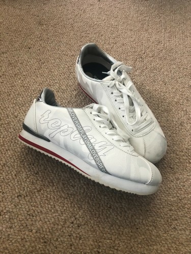 Replay white trainers uk6 - white,