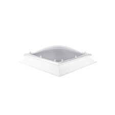 Roof Window / Flat Roof Fixed Coxdome Triple Glazed Rooflight + Kerb