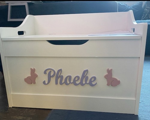 Kids personalised toy box - kids,