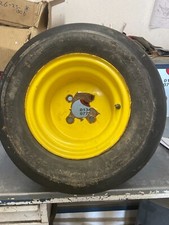 4 stud wheel + 20x10.00-10 smooth tyre X John Deere 2500E hybrid mower £50+VAT