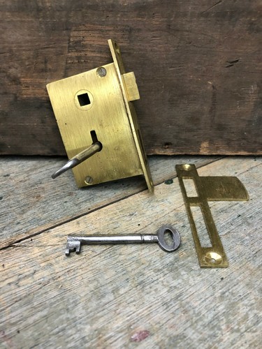 Brass tiny mortice lock - tiny,