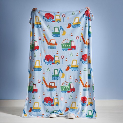 Kids digger dreams cosy fleece - digger,
