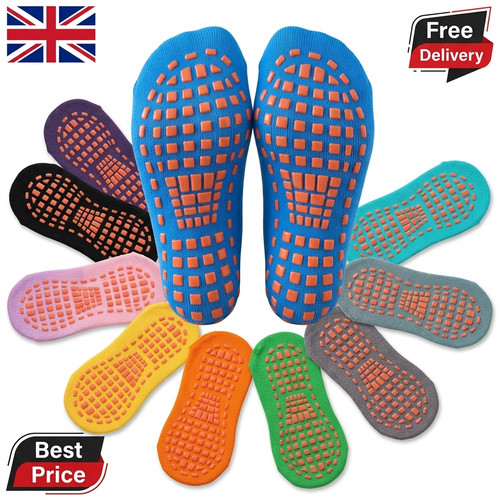 Trampoline socks anti slip - socks,