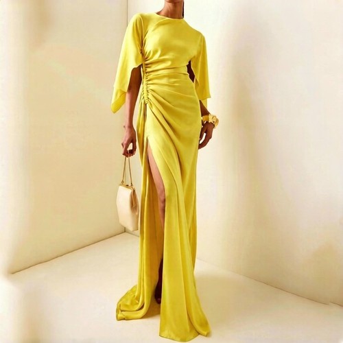 Side split evening dress - side,