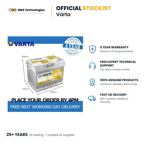 Varta la60 leisure battery - la60,