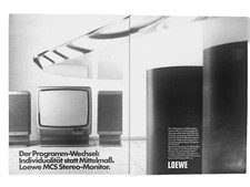 1982 Loewe TV Magazine Print