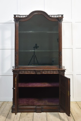 Antique carved oak - oak, display