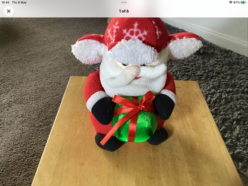 Christmas santa soft singing - christmas,