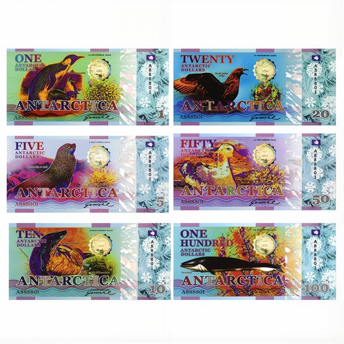 Antarctica banknotes lot - antarctica, 1