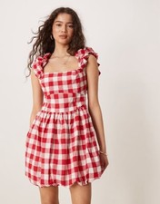 Size 12 Asos red gingham
