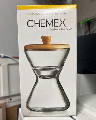 Chemex handblown cream and - handblown,