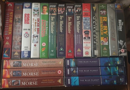 Vhs videos job lot bundle - videos,