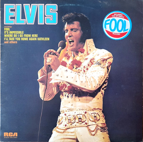 Elvis presley fool vinyl - elvis,