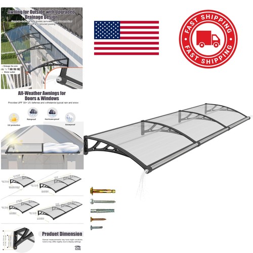 Exterior canopy 40x120 - exterior, inch