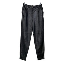 Nicole Farhi Leather Trousers