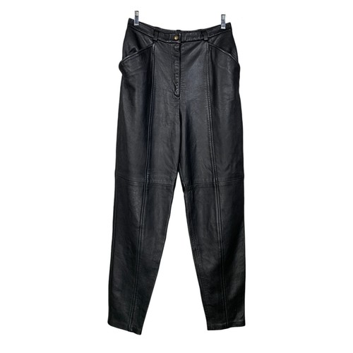 Nicole farhi leather trousers - nicole,