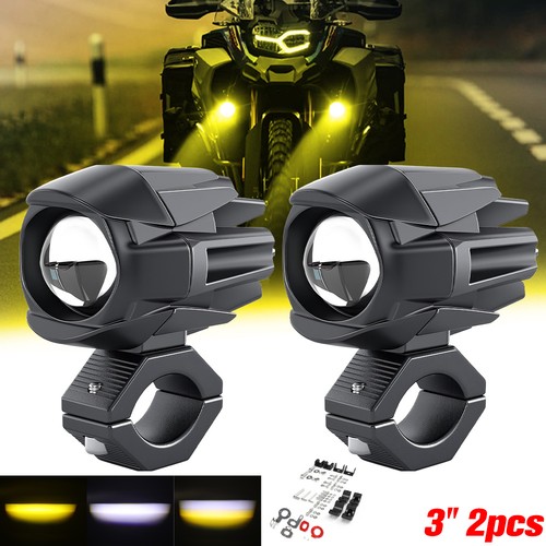 Led motorcycle spot lights - 2x,