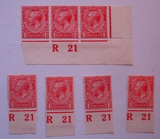 George V: Simple Cypher: N16 Harrison R21 incl. corner triple.