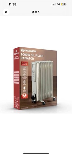 Daewoo 2000w white - white, oil