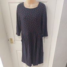 Seasalt  Navy Blue & Red polka