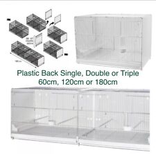 60 / 120 / 180cm Finch Canary Budgie Plastic Bird Breeding Cages in Options