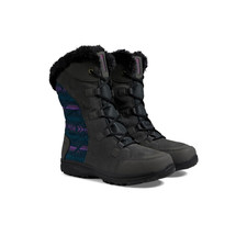 Columbia Women's Ice Maiden II Snow Boot Gray Lavender Size 5 Fur Waterproof