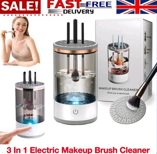 Electric makeup brush cleaner - brush,