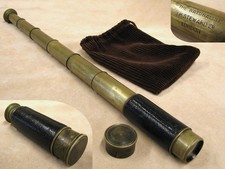 J.H. Steward 6 draw pocket telescope 'The Naturalist' circa 1920