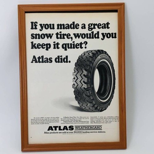 Atl advertisement 60s framed - atl,